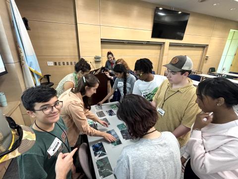 Photo: Students participating in hands-on activity at the Rising Waters Workshop